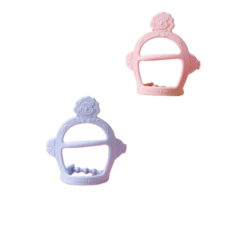 Food Grade New Design Sensory Baby Teething Soft Bpa Free Baby Ring Kids Silicone Teether Toys