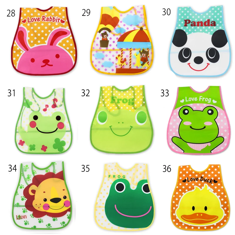 Wholesale cheap baby bib Waterproof toddler disposable Easy clean feeding bib apron