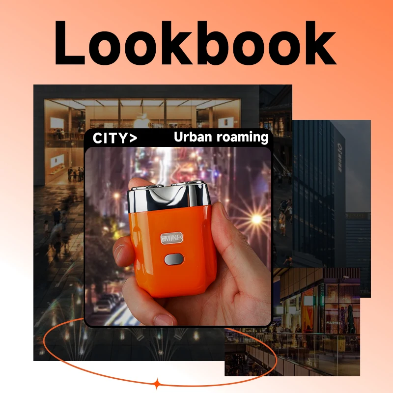 Portable Electric Shaver Washable Electric Razor Rechargeable Shaving Machine for Men Travel Wet Dry Dual Use Mini Beard Razor