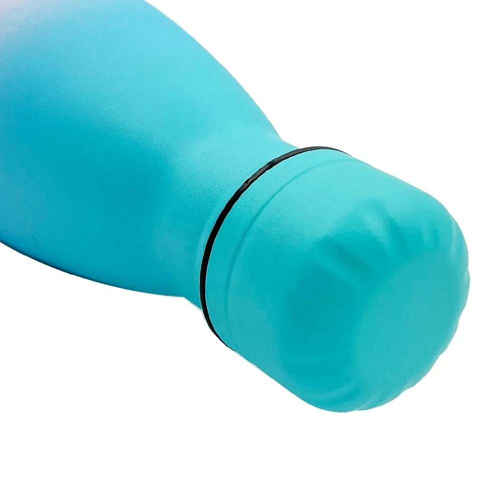 Eco Friendly 500ml Sports Double Wall Insulated Vacuum Drink Cola Shaped Metal Stainless Steel Water Bottles with Custom Logo