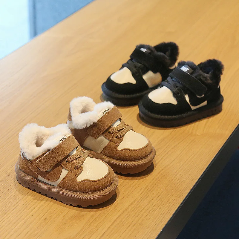 Baby Boys Girls Soft Sole Non-slip Crib Warm Booties