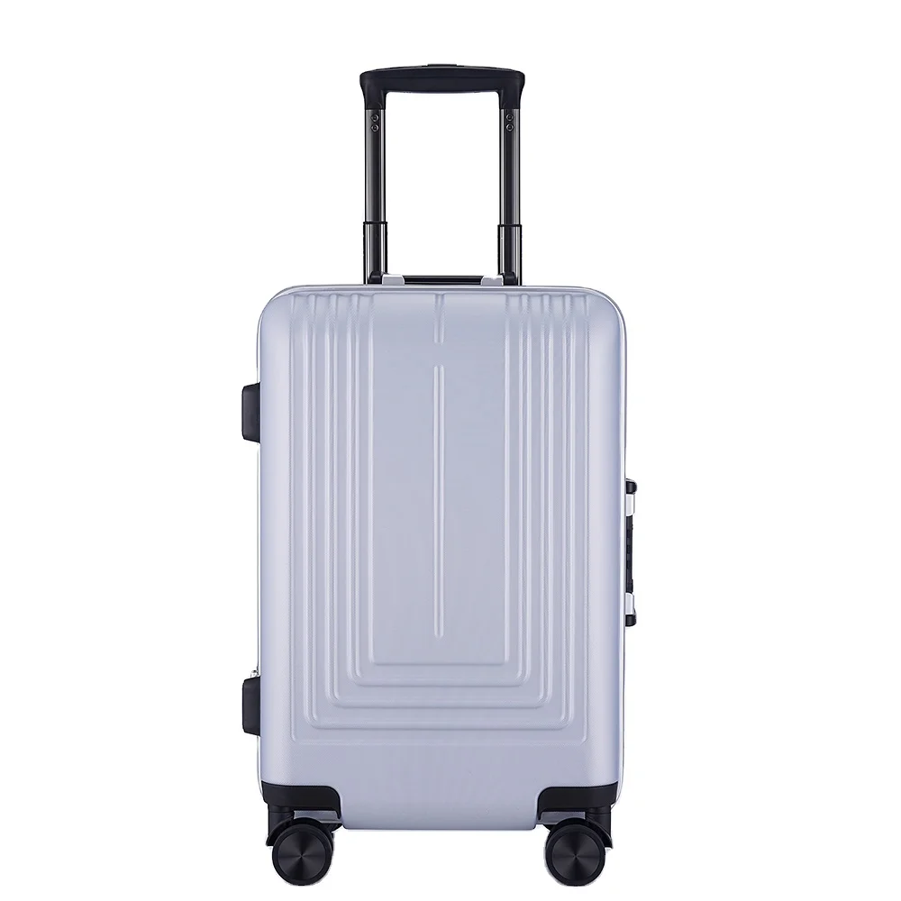 OEM comfort handle waterproof PC Tsa lock hardshell Aluminum Alloy business trolley suitcases luggage