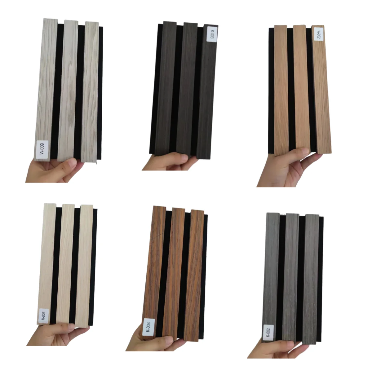 Factory Supply Soundproof Soundabsorb Wood Veneer Felt PET Acoustic Panels Slat