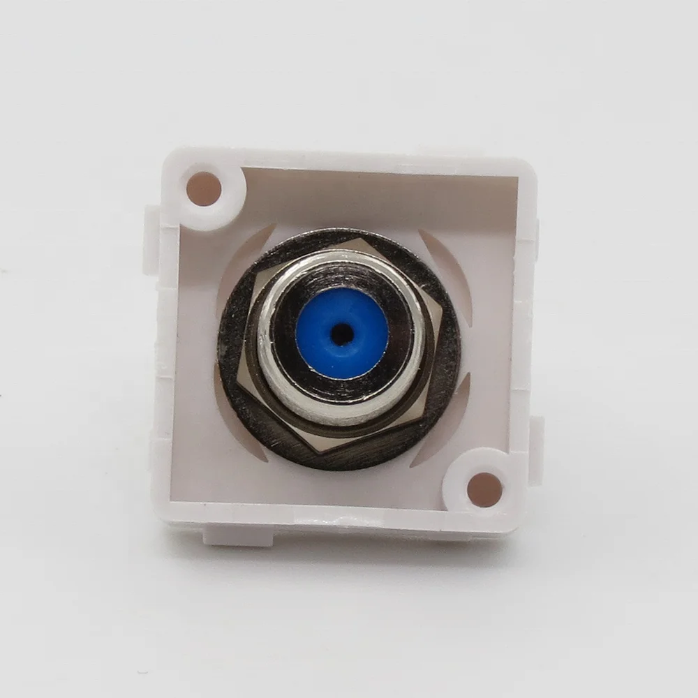 F type coaxial connector for tv antenna audio jack