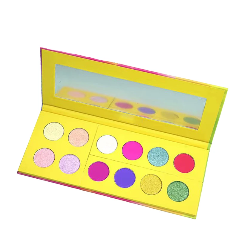 China eye shadow manufacturers directly supply chameleon eye shadow pearl matte earth color waterproof notebook eye shadow tray