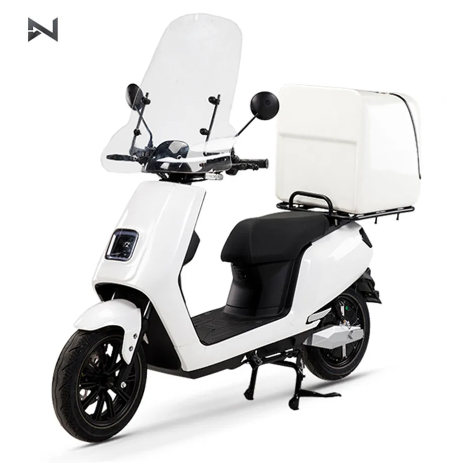 3000w 60v food Delivery Electric Scooter Motorcycle with lithium battery