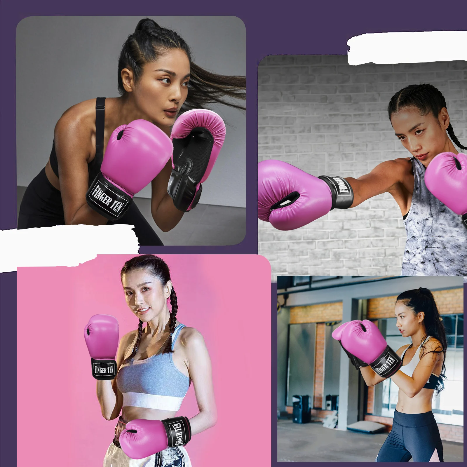 Wholesale Fashion Design Pu Leather Cheap Boxing Gloves For Men and Women Custom Logo Professional Sparring Train Boxing Gloves