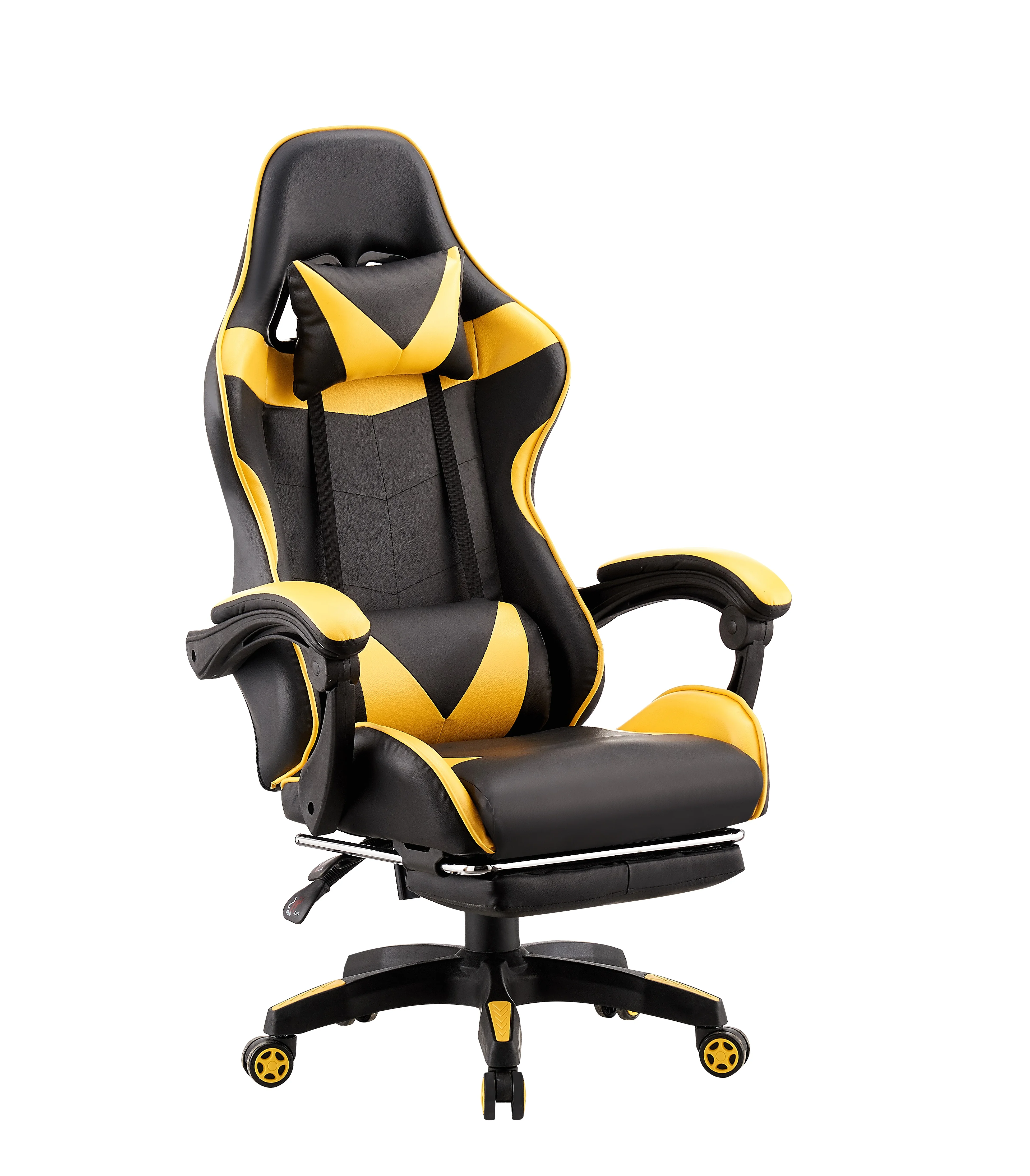 Wholesale Reclining Silla Gamer Adjustable Game Pu Leather Gaming Chair For Gamer Chair With Footrest