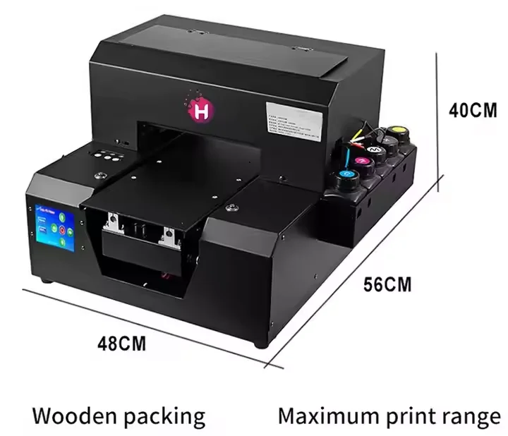 Automatic Mini UV Inkjet Flatbed Printer for A4/A3 Acrylic Wood PVC A1/A2 Phone Cases Desktop Model for Card Printing