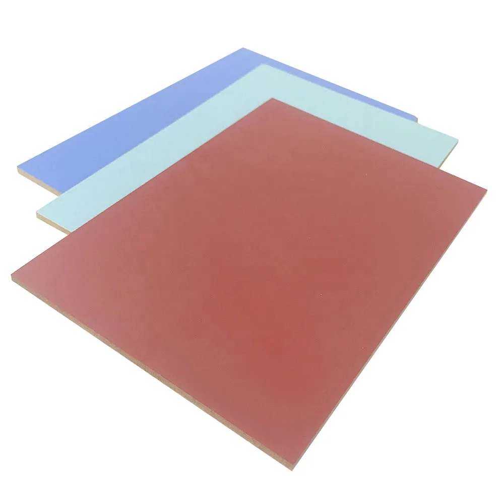 Melamine Mdf Sheet Factory Made 12mm 15mm 16mm 18mm Cherry White Blue Combi Wood Frame Surface Furniture Board Class ISO
