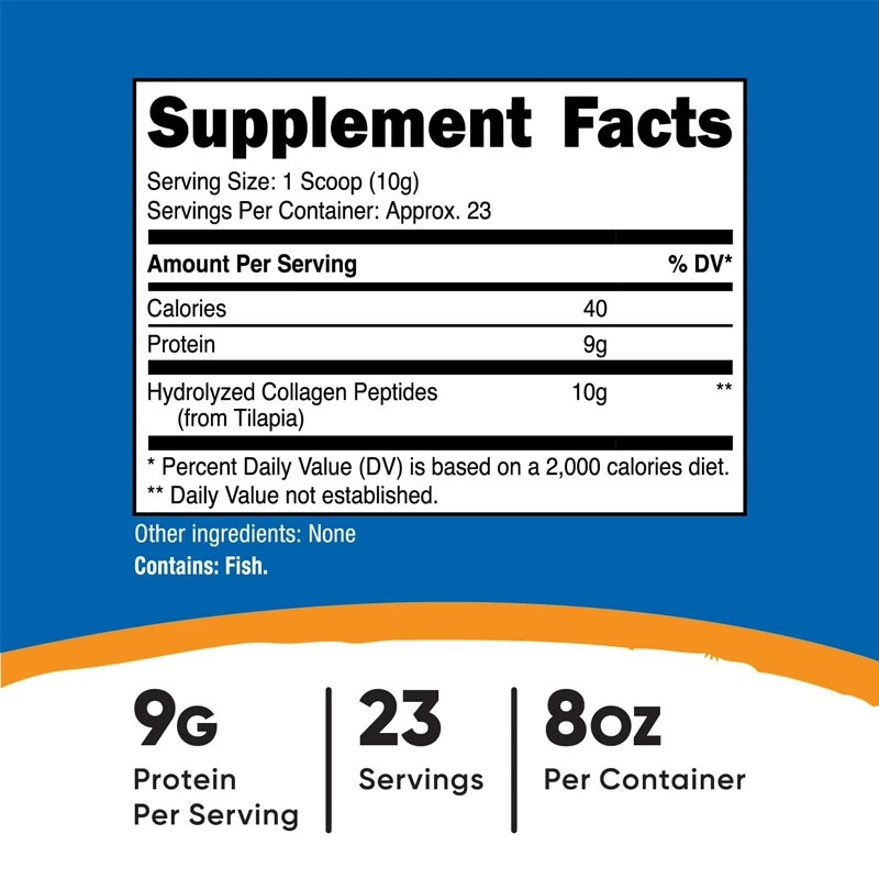 OEM ODM private label multi hydrolyzed halal marine fish vital proteins collagen peptides powder supplement with vitamin c