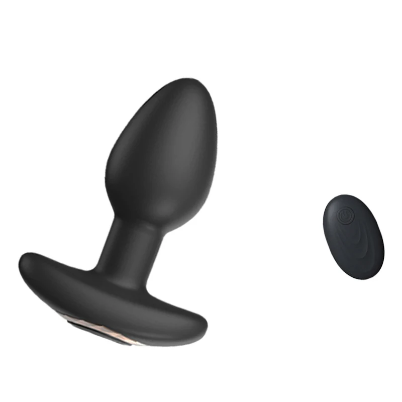 New Remote Control Anal Lock Butt Plug Ass Lock Waterproof Quiet 10 Frequency Prostate Massager Anal Male Sex Massage Products