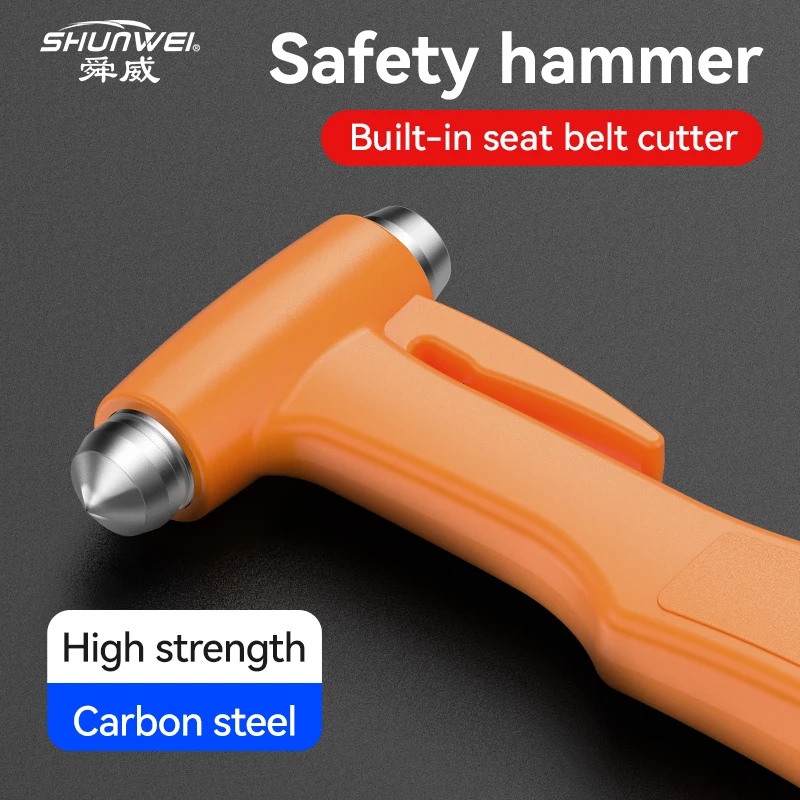 45# Steel car bus window breaker emergency escape tool glass breaker safety hammer bus car emergency hammer