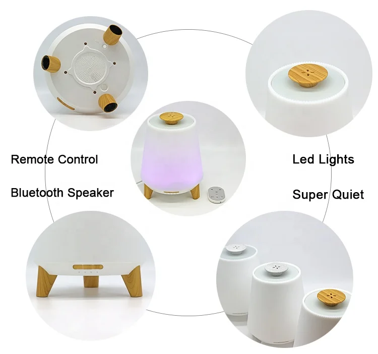 SOICARE New product Speaker music phone  Control bluetooth remote Essential Oil Aroma Diffuser