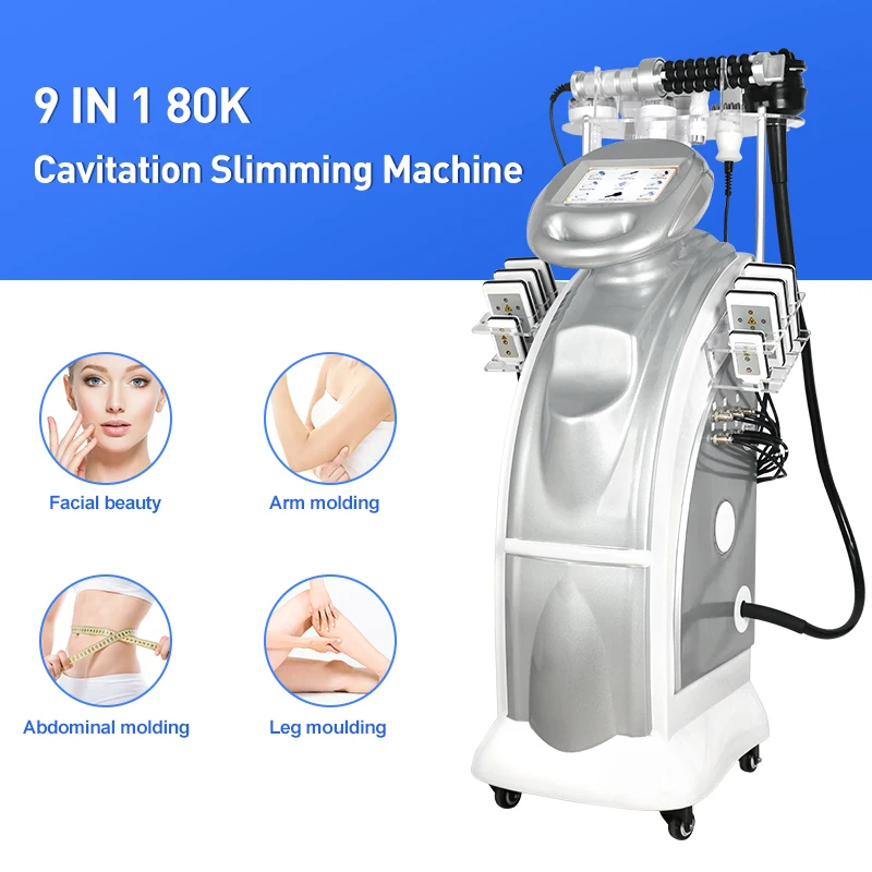 Vibrating Stimulation Body Facial Weight Loss Machine Wholesale Vacuum Roller-Ultrasound-Laser-Rf-Cavit Machine