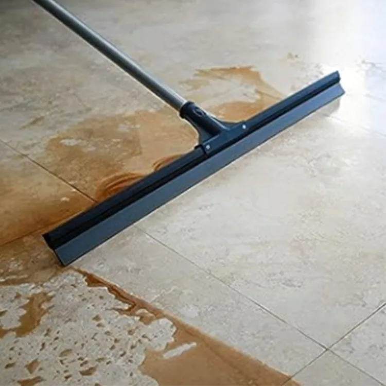 Professional Floor Scrubber Squeegee  Plastic brush Rubber Broom