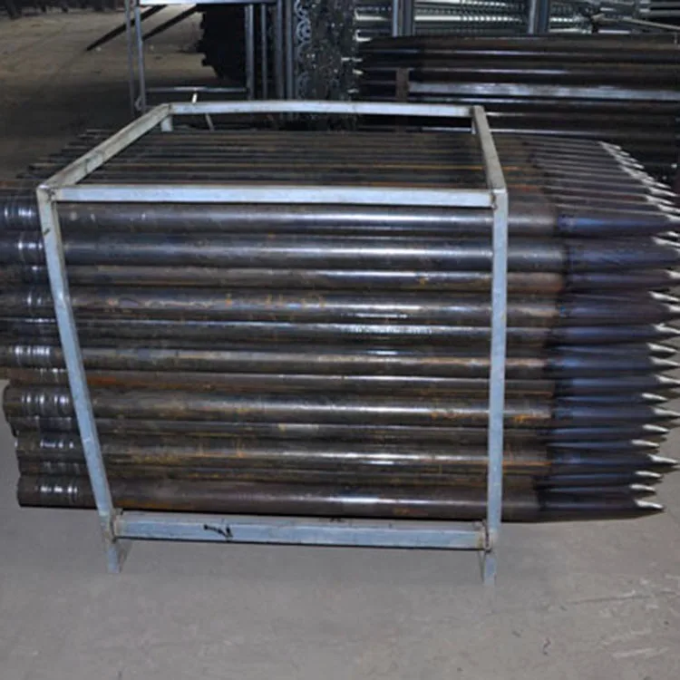 Solar Diameter 76mm krinner screw piles ISO Approval Ground Screw
