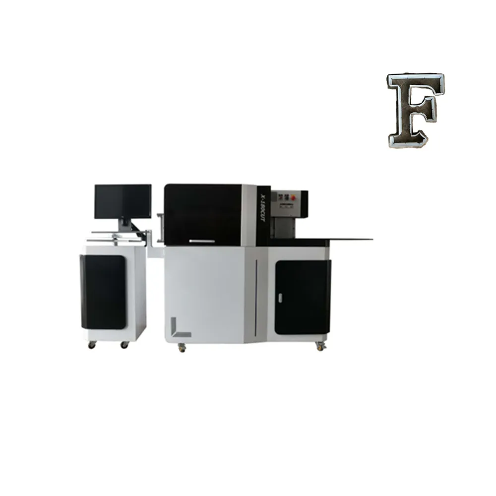 Automatic Flange And Notch Channel Letter Bending Machine X180 Cut Processing Flat Aluminum/Stainless Steel/Galvanized Sheet