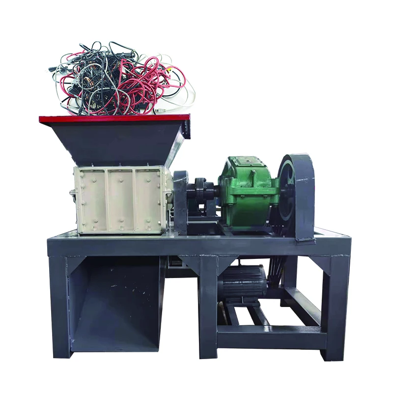 Custom Miracle S1000 Paper Other Rubber Recycling Machines Small Double Shaft Shredder