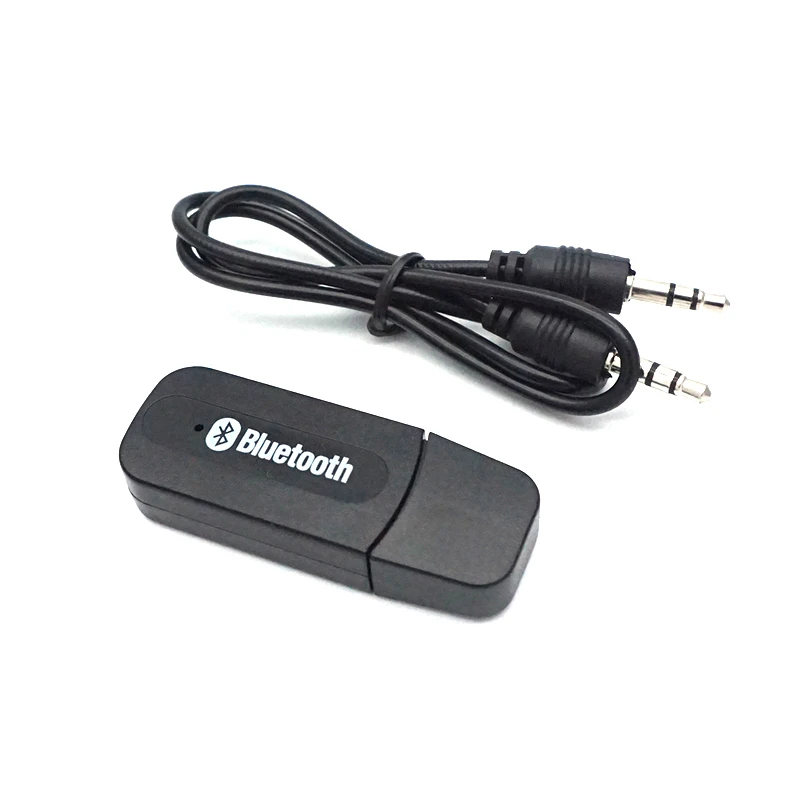 USB Wireless Blue tooth Receiver 3.5mm AUX Dongle Car Kit Audio Receiver A2DP Music Receiver  Adapter for Speaker