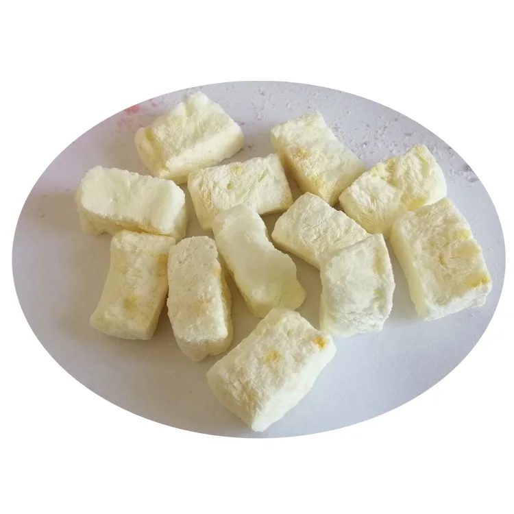 Wholesale delicious yogurt block freeze dried yogurt block with fruit taste