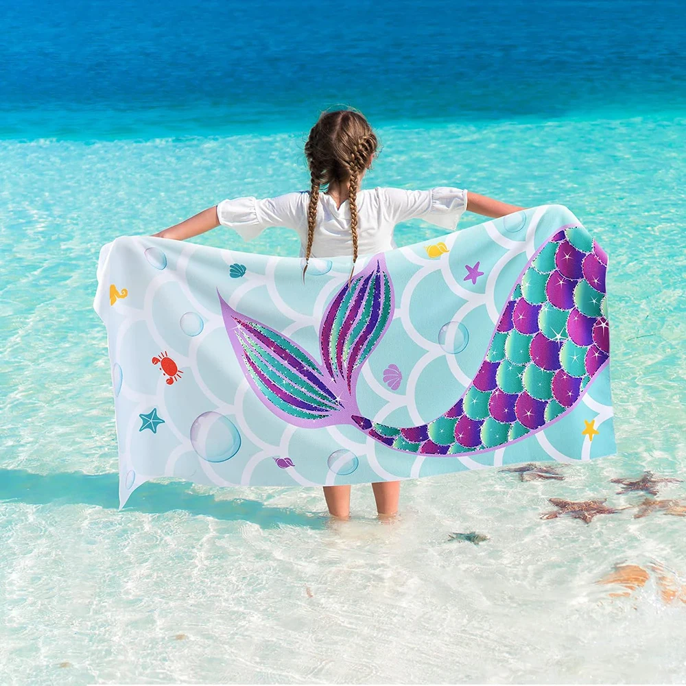 Premium Quality Custom Beach Towel Quick Dry Cotton Terry Luxury Beach Towel