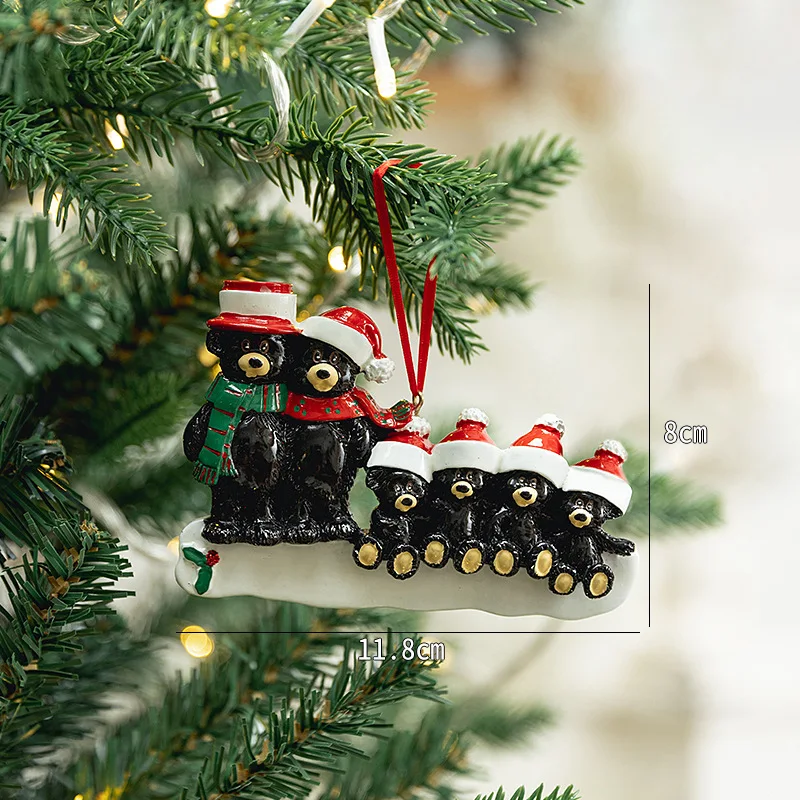 Креативная паста игрушки из смолы DIY Рождественский орнамент кулон святая Рождественская елка украшения