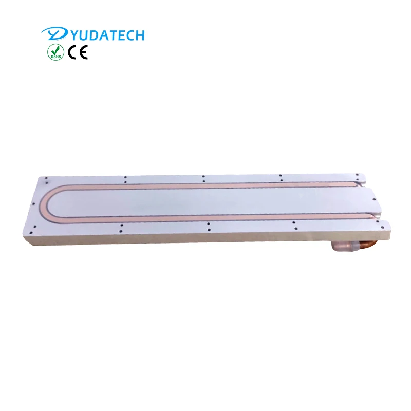 Custom Design IGBT liquid cold plate heat pipe aluminum cold plate water cooling plate for car