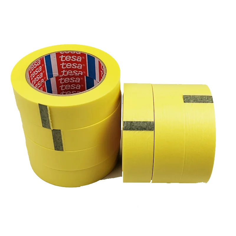 Hot Sale Yellow  Professional Precision Painter Thin Masking Tape
