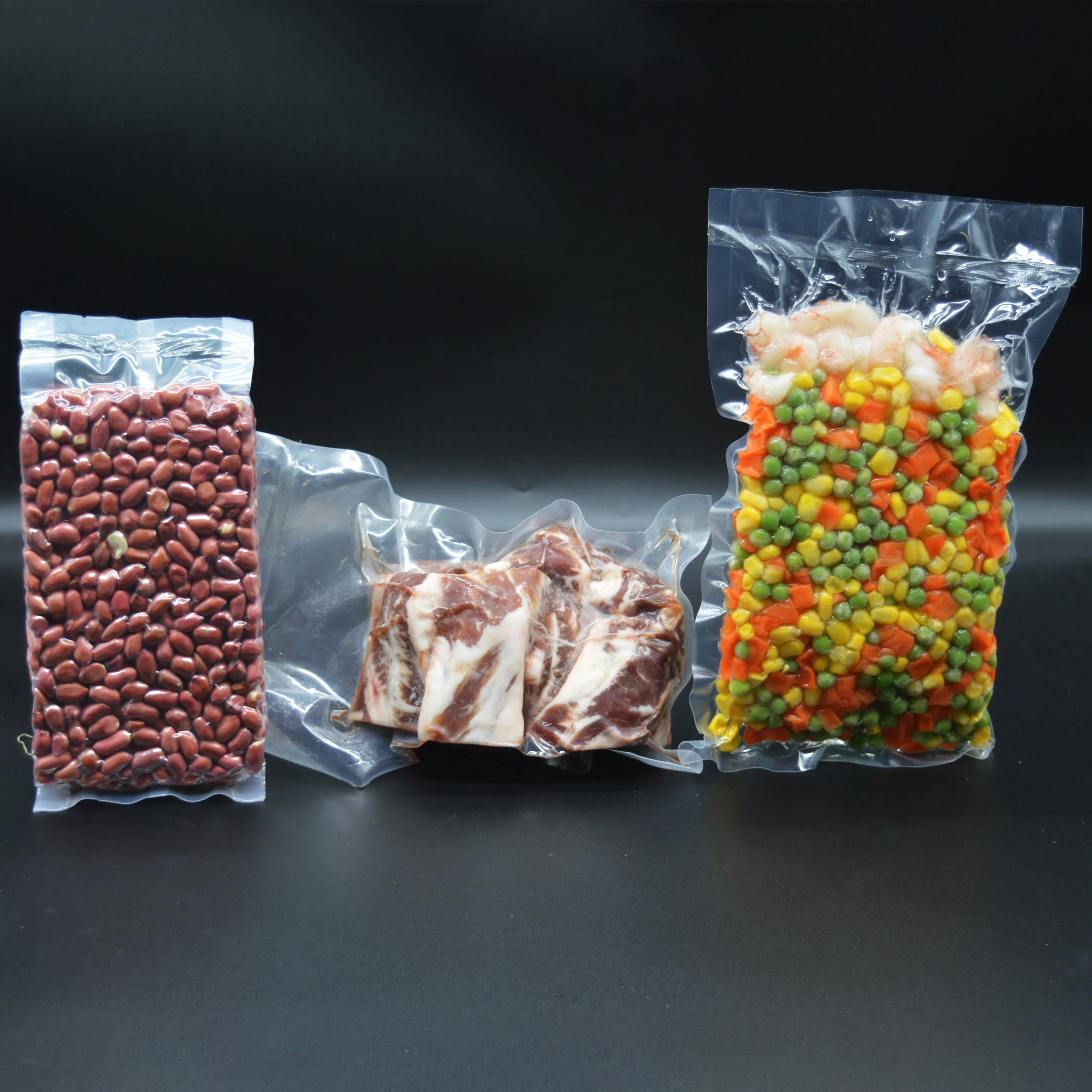 Customized Food Grade Clear Poly Bags Packaging Vacuum Storage Packing Bag Nylon Vacuum Bag Frozen Meat