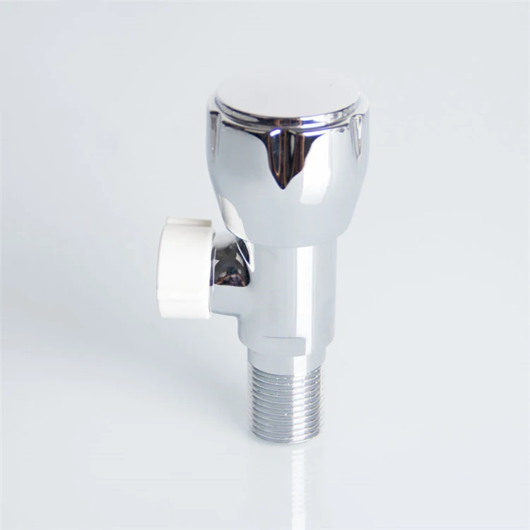 BSN electroplate hand control brass angle valve 1/2