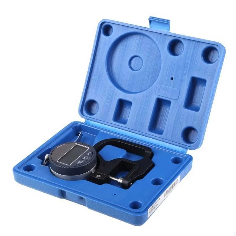 Электронный микрометр 0-12,7 мм, цифровой толщиномер, измеритель глубины 0,01 мм