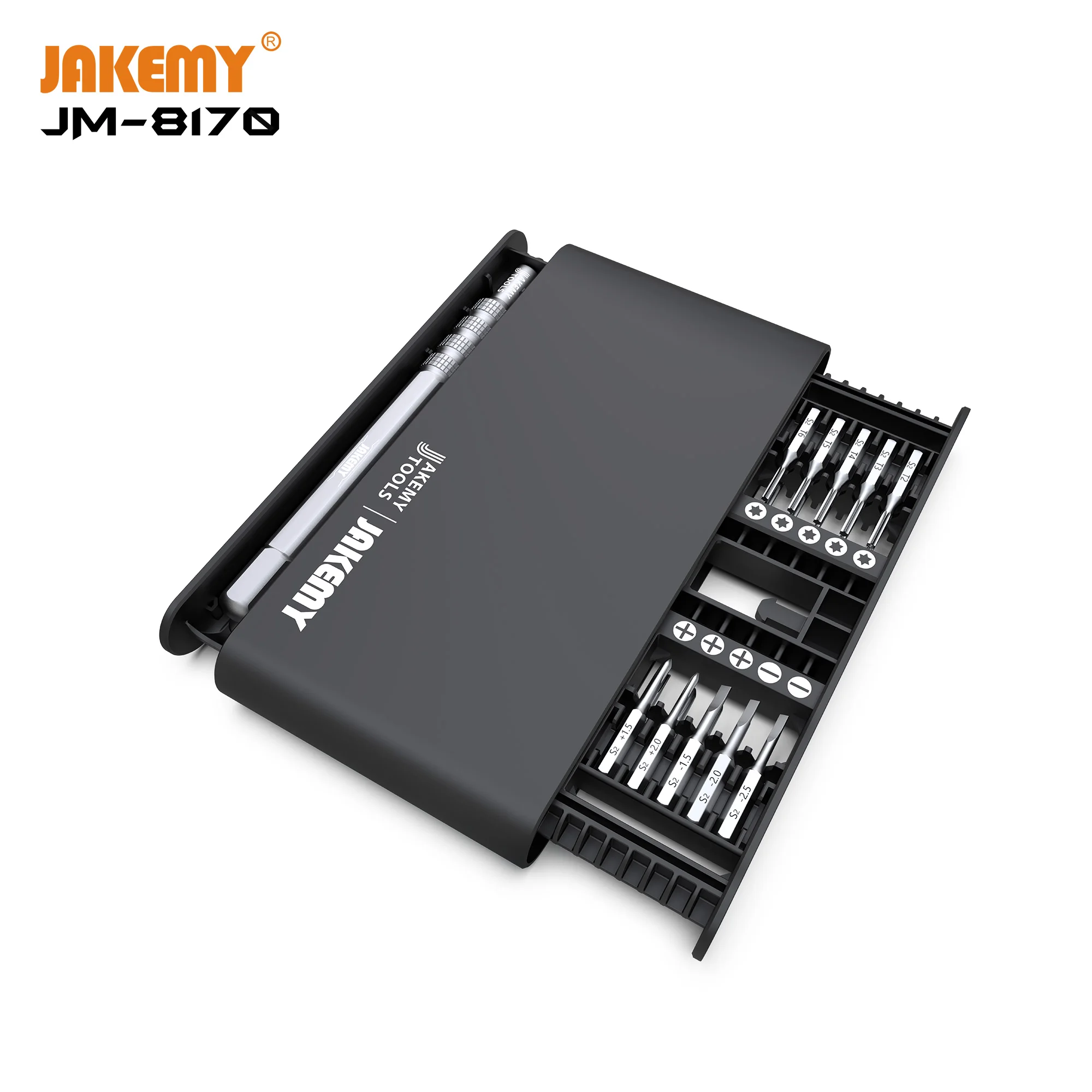  Новый продукт JM-8170 портативный DIY Электронные монтажные Волшебная отвертка Набор инструментов для с сменные насадки отвертки домашнего
