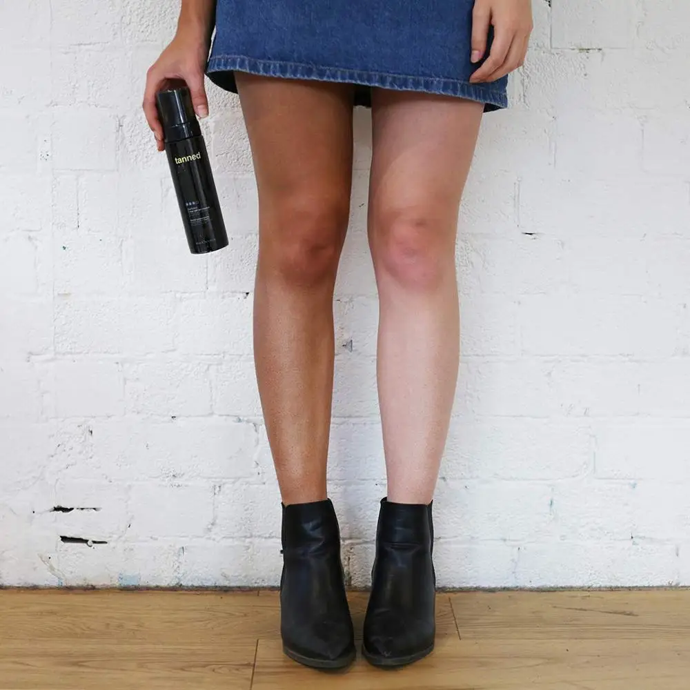 OEM/ODM private label Deep Dark Self Tanning Mousse Sun Tanning Foam Self Tanner