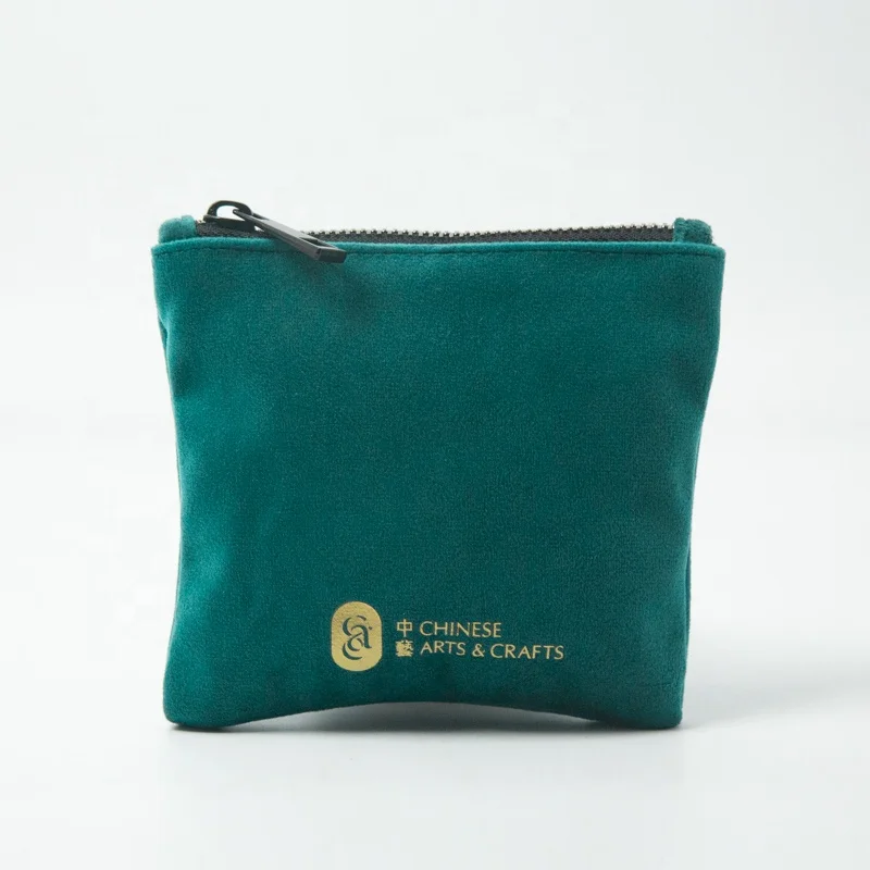 Wholesale Custom Velvet New Cosmetic Products Zipper Travel Cosmetic Bags Zipper Packaging Pouches