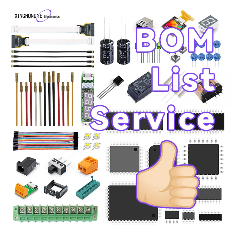 One-Stop BOM List Service Electronic Components Integrated Circuits IC Chips Microcontroller Resistor Capacitor (Xinghongye)