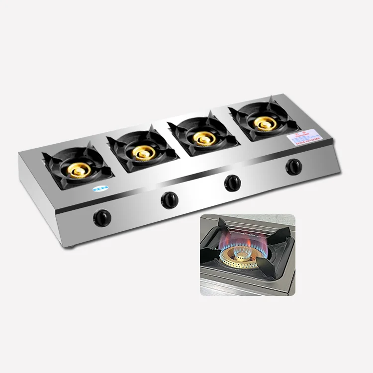 kitchen cooking appliances stainless steel table top gas cooker 4 burner gas stove
