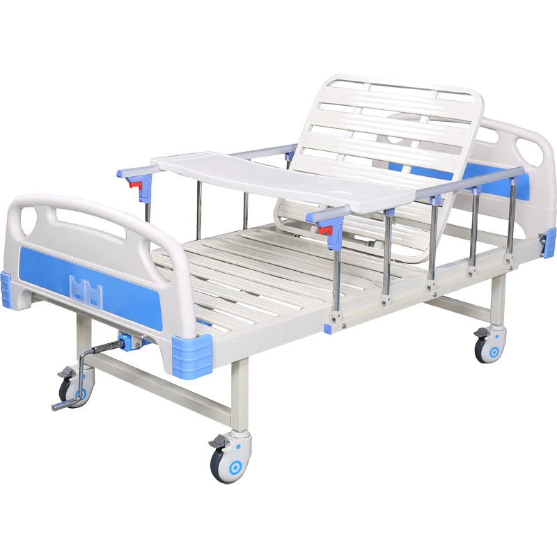 High quality one function medical patient bed one crank manual hospital bed for sale