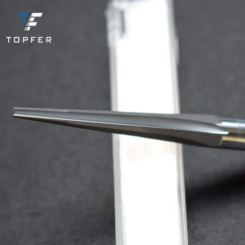 
CNC Tungsten Carbide Taper Straight Groove Hard Extra Long Reamer Tool 