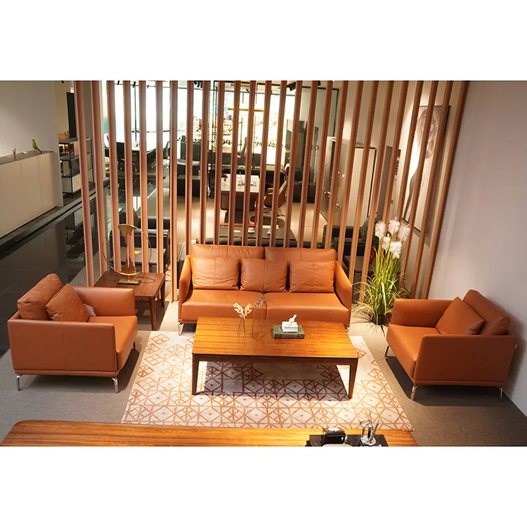 Factory Direct Sell Luxury Office Desk Furniture Leather Office Chair Office Furnitures Set