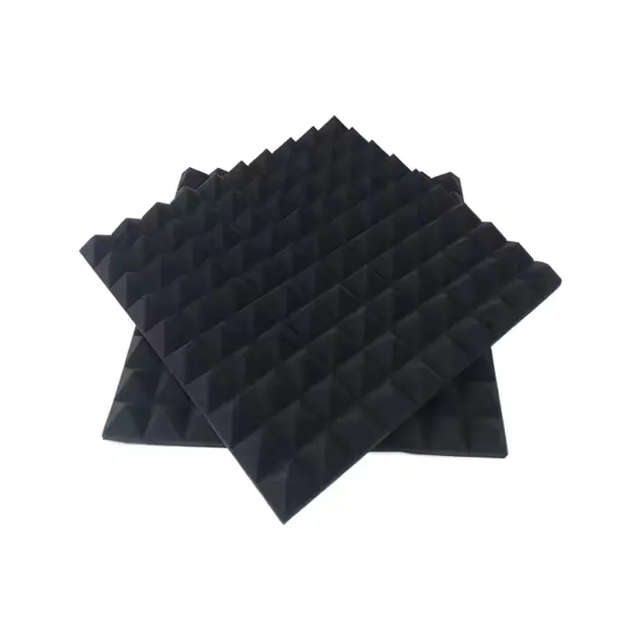 Sound-absorbing foam wall trim for self-adhesive pyramid soundproofing foam for recording studios