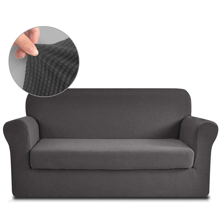 High Stretch 3 Seater Sofa Protector Slipcover with Separate Cushion and Sofa Slipcover