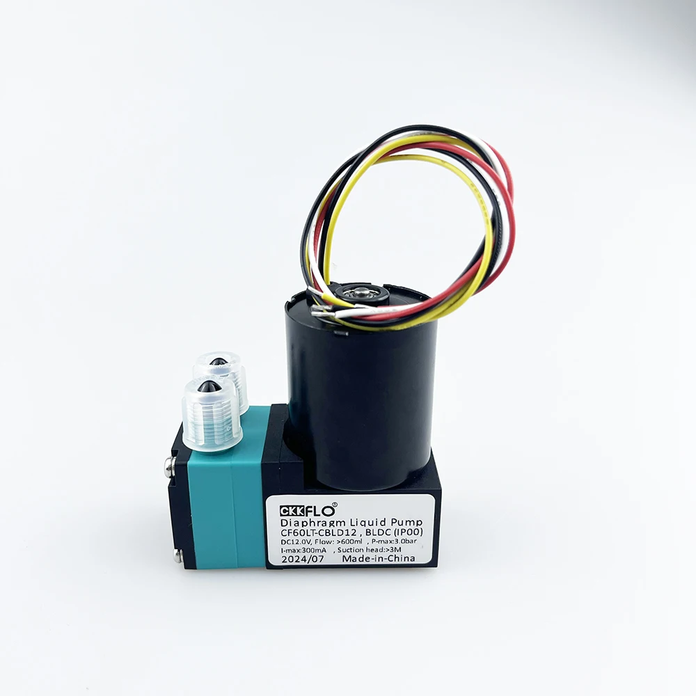 PTFE /FFKM  high precision making  with BRUSHLESS MOTOR  micro diaphragm liquid and dosing pump for chemical liquid