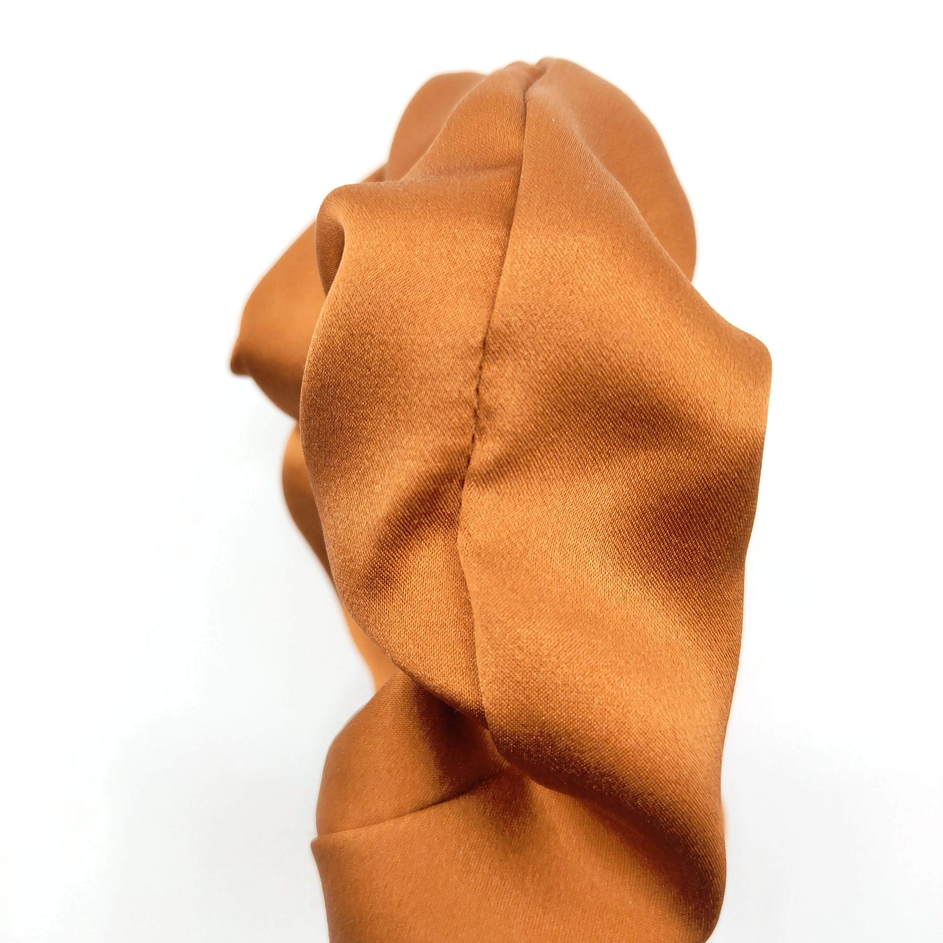 Direct Sale Plain Color 100% Silk Headband Lady 16mm Soft Mulberry Silk Hairband