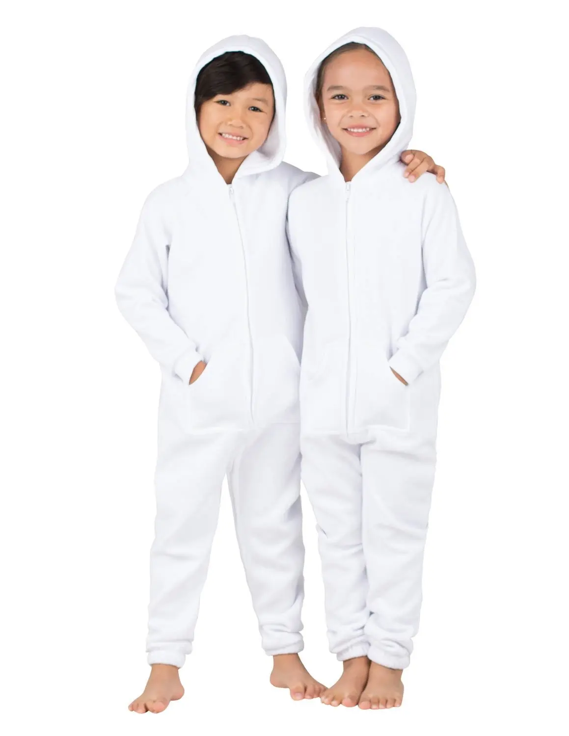 
RTS Poly Cotton Terry Fleece Family Matching Footless Onesie Romper Jumpsuit 