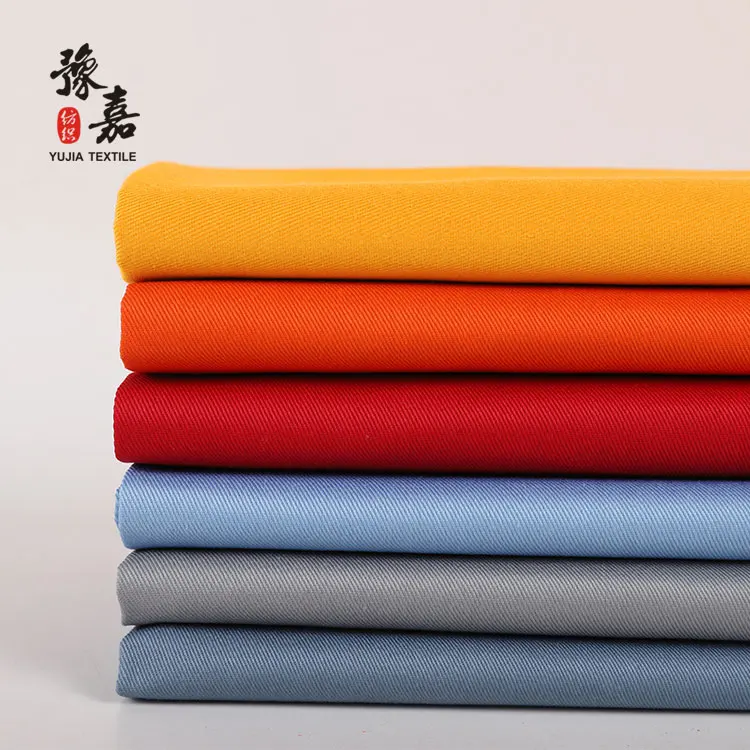 Cheap Price Plain 80% Polyester 20% Cotton 195gsm Jeans Material Twill Denim Fabrics Roll for Pants