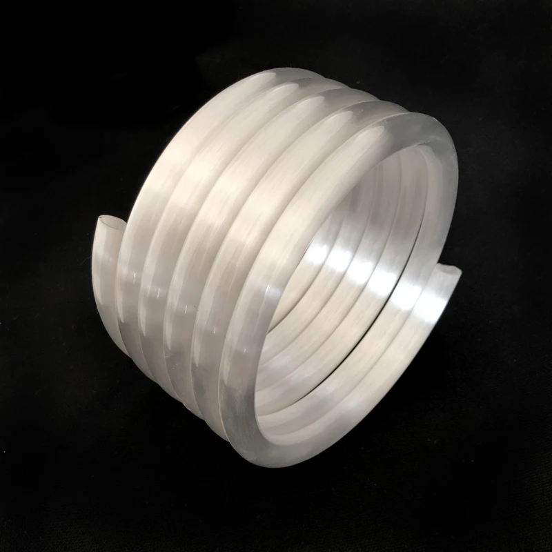 Heat resistant milky fused  cylinder spirals quartz glass tube