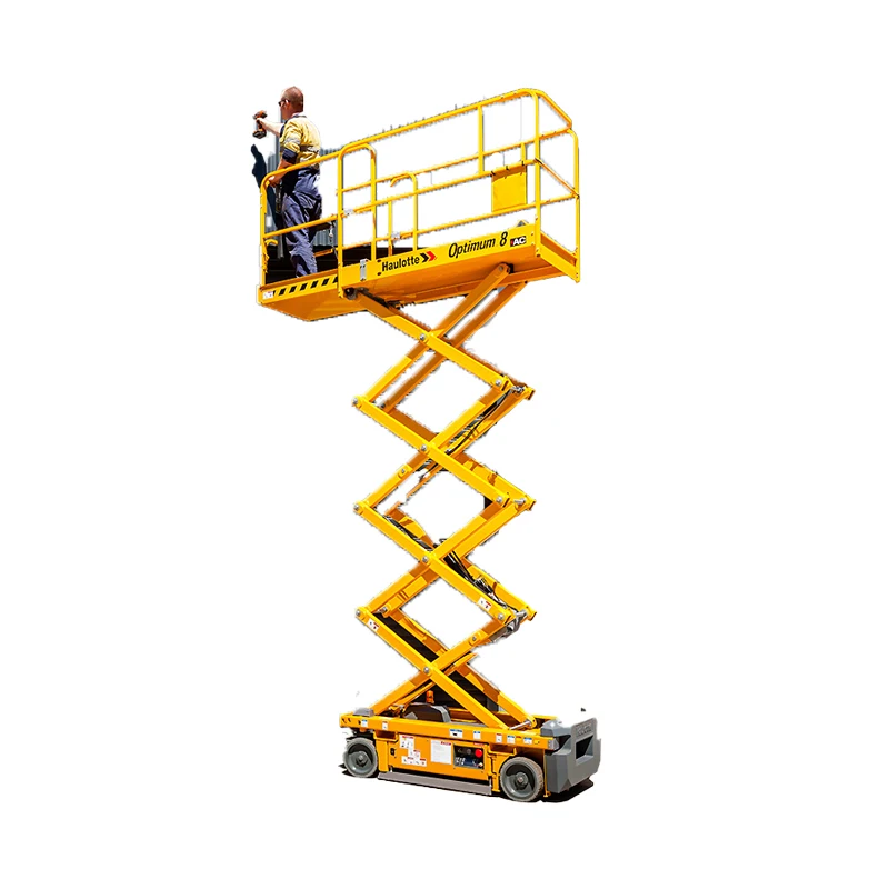 electric powered aerial working / self propelled scissor lift platform , 8m 230kg loading capacity  hydraulic scissor lift