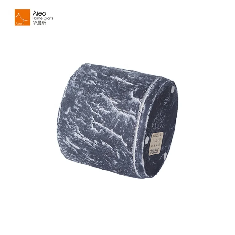 Wholesale Industrial Style Natural Concrete Stone Flower Pots Planters Candle Holders High Quality Garden Home Decor for Nursery