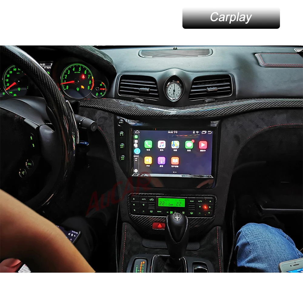  Автомагнитола AuCAR 9 дюймов для Maserati GT гранумо 2007-2019 Android 0 4 ГБ 64 сенсорный экран стерео Автомобильное видео аудио навигация